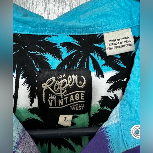 Women’s Roper‎ Pearl Snap Large - Picture 2 of 3